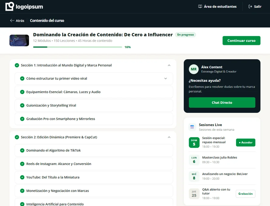 Área de miembros de Protodeal